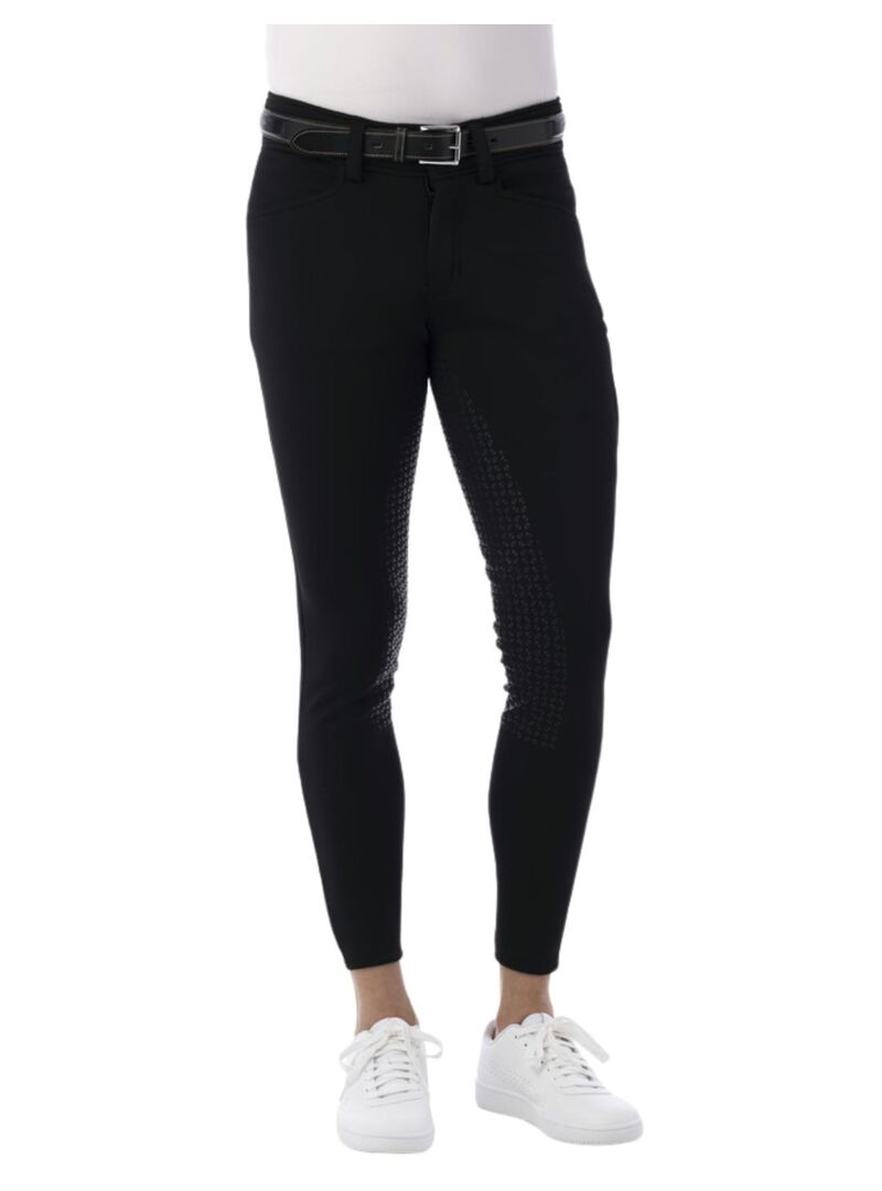 Pantalón Softhsell Equithème “Zermatt” con Culera de Silicona Hombre Negro