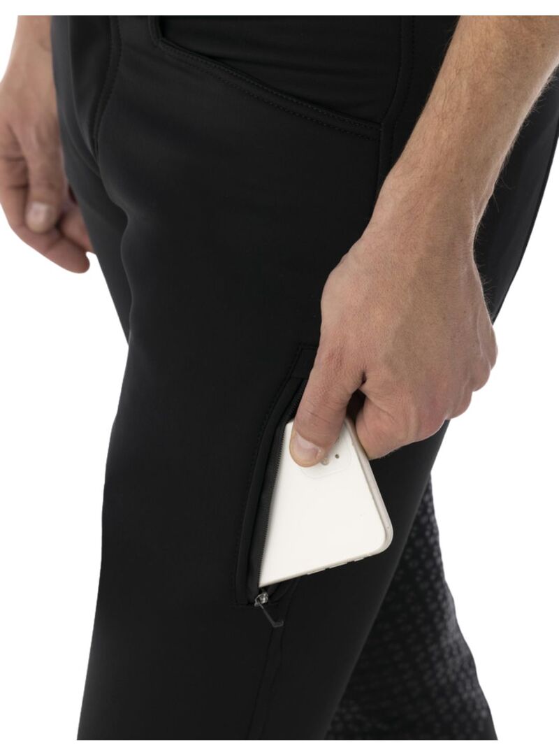 Pantalón Softhsell Equithème “Zermatt” con Culera de Silicona Hombre Negro