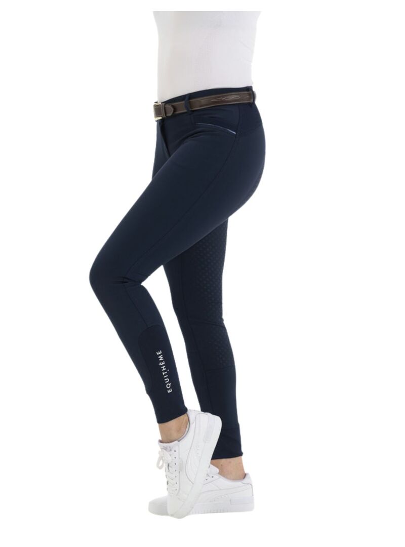 Pantalón Equithème “Kendal” con Culera de Silicona Mujer Marino