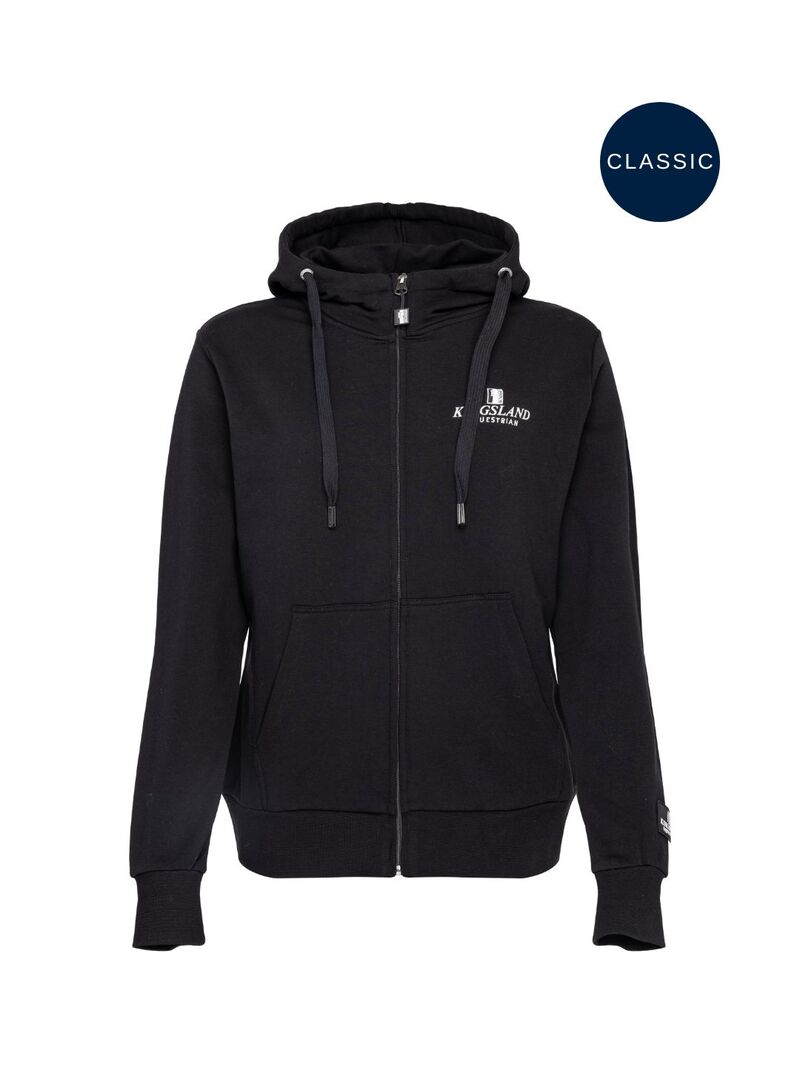 Sudadera con Cremallera Unisex Kingsland Classic Gris Negro
