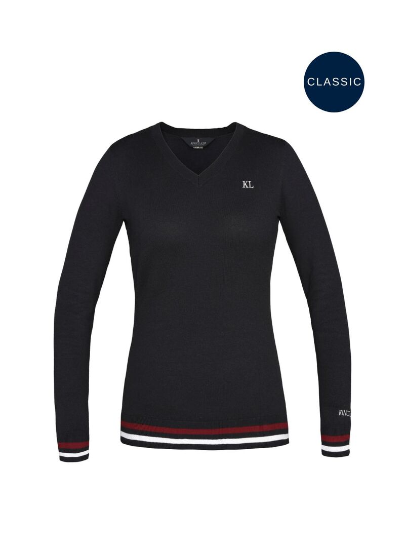 Jersey Mujer V-Neck Kingsland Classic Marino