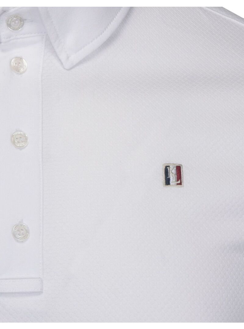 Polo Concurso Hombre Kingsland Classic Blanco