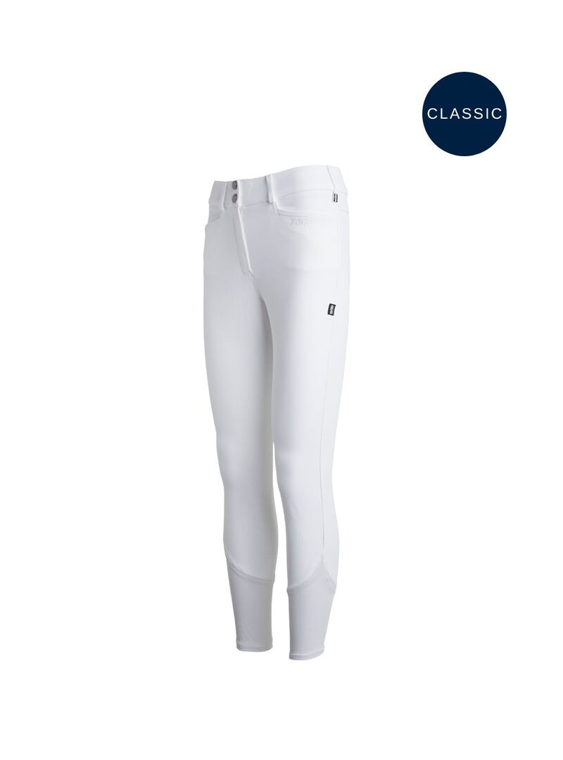 Pantalón Klkadi Mujer Full Grip E-Tec Kingsland Classic Blanco