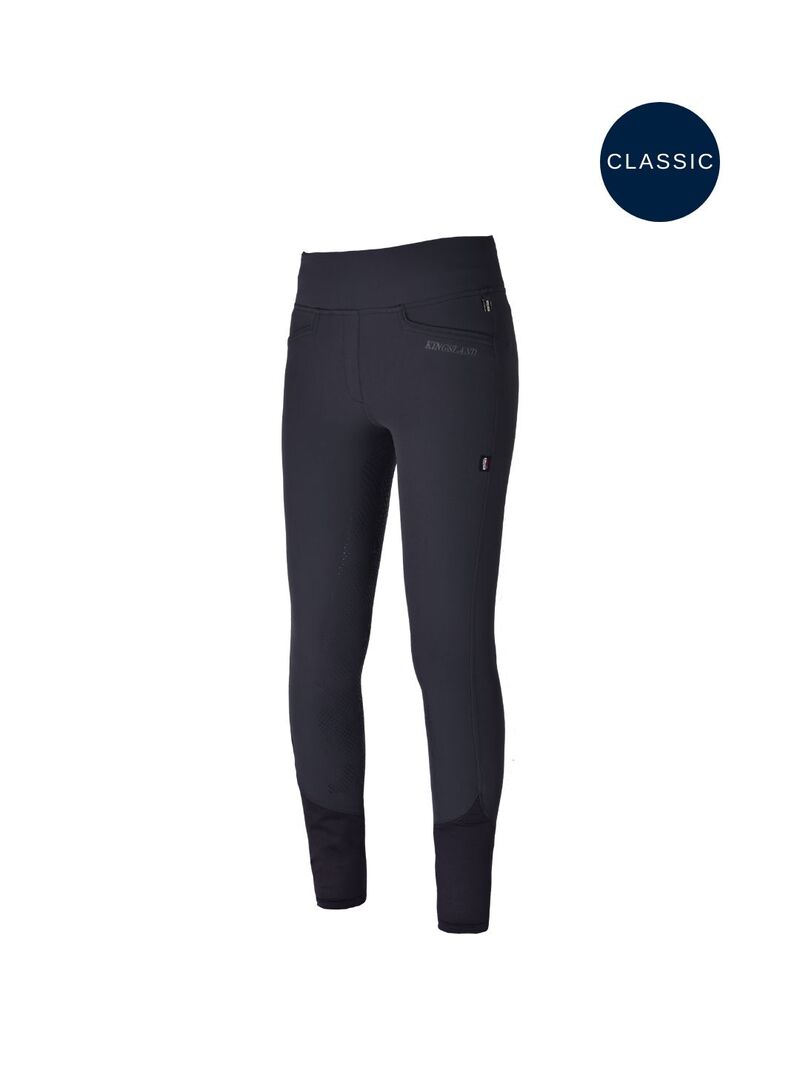Mallas Klkatja Mujer Full Grip E-Tec Kingsland Classic Gris