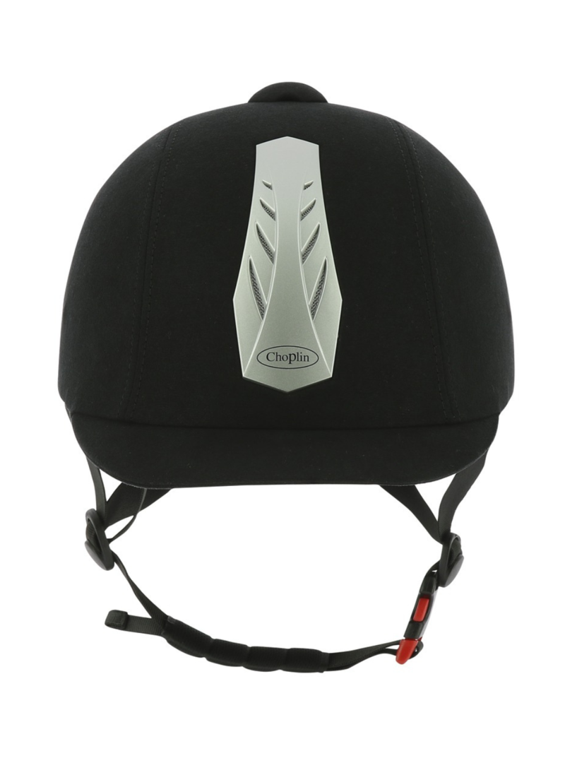 Casco Choplin “Aero” Ajustable Negro/Plata
