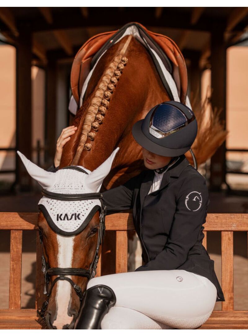 Casco Kask Star Lady Chrome Marino/Plateado