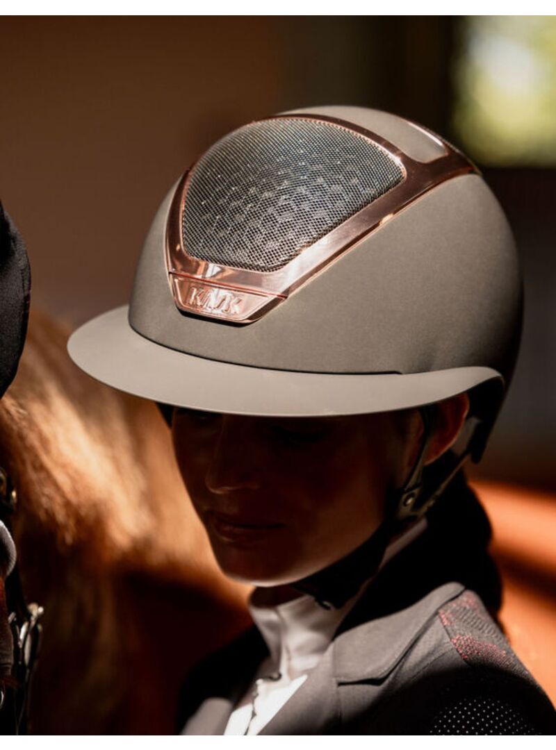 Casco Kask Star Lady Chrome Negro/Everyrose