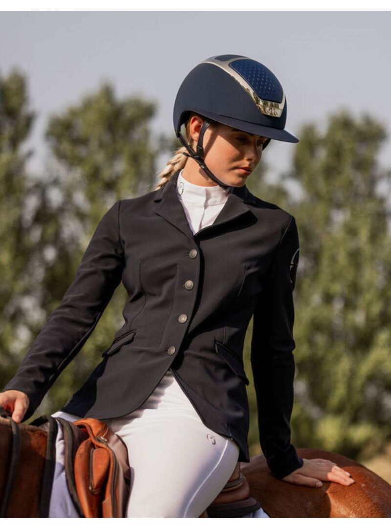 Casco Kask Star Lady Chrome Marino/Dorado