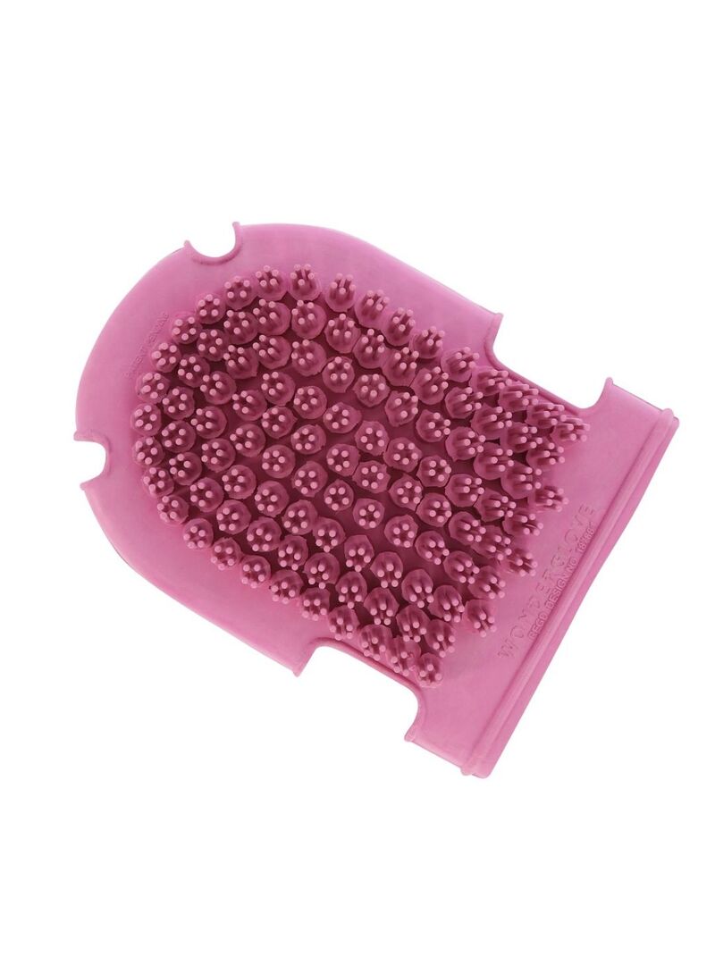 Guante Almohaza con Cepillo Hippotonic Rosa
