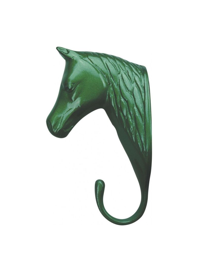 Portabrida con Forma de Cabeza de Caballo Verde Oscuro