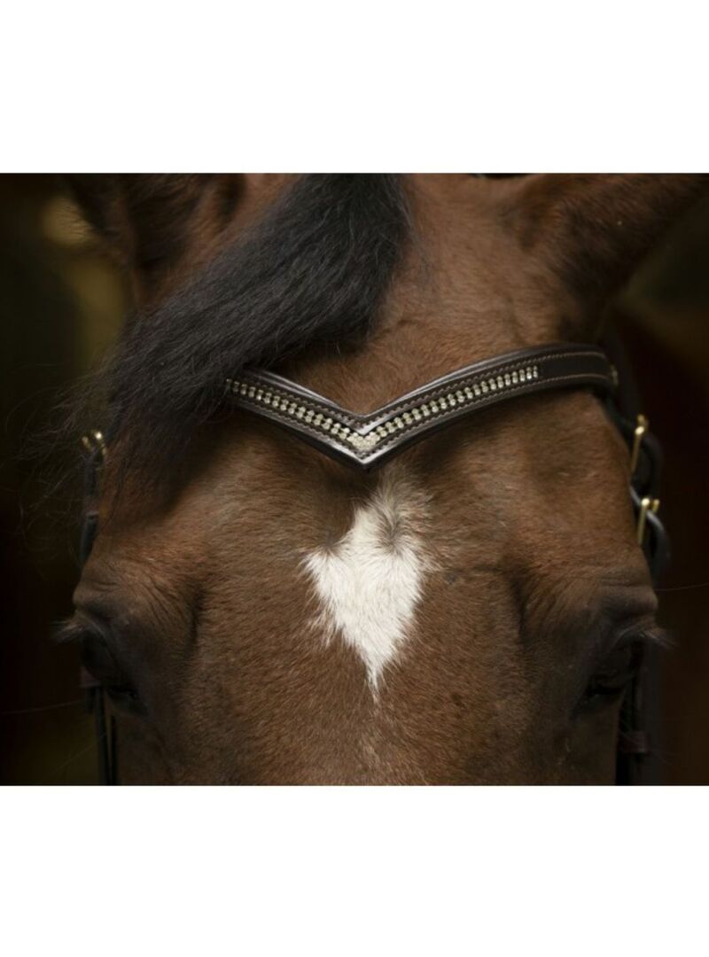 Frontalera Norton Club “V Diamond” Negro