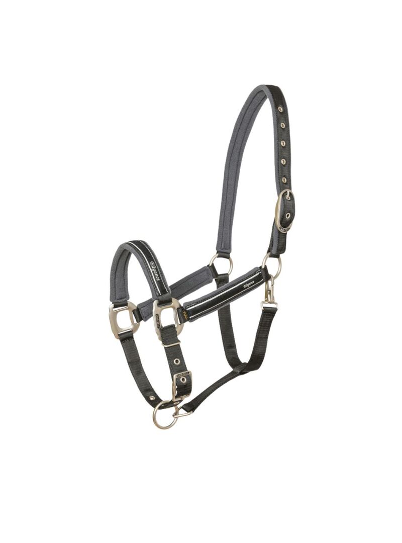 Cabezada de Cuadra + Ramal Lami-Cell “Élégance” Burdeos/Champán