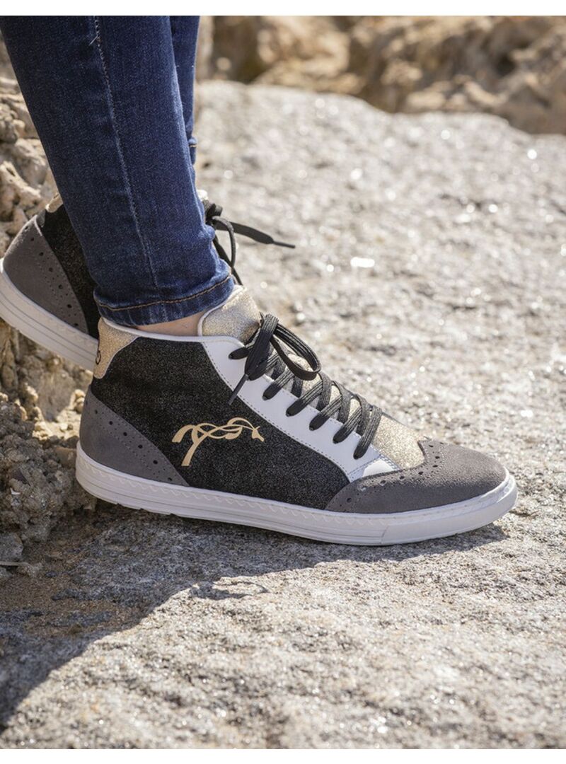 Sneakers Penelope “Jupiter” Negro/Gris