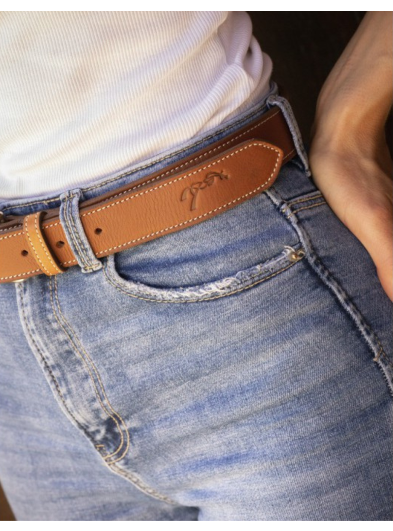 Cinturón Penelope “Initial” Coñac