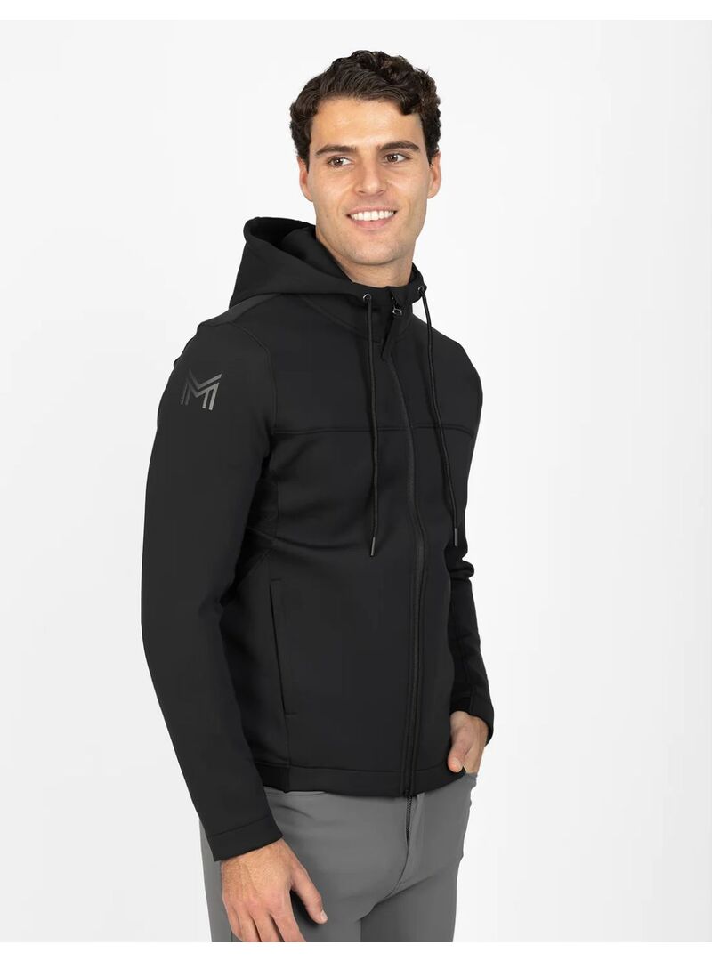 Sudadera con Cremallera Club Hombre Maximilian Negro