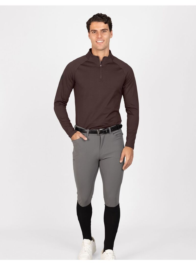 Base Layer Manga Larga Code Hombre Maximilian Chocolate