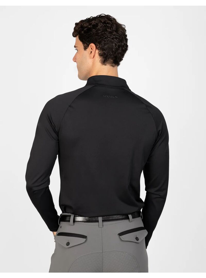 Base Layer Manga Larga Code Hombre Maximilian Negro