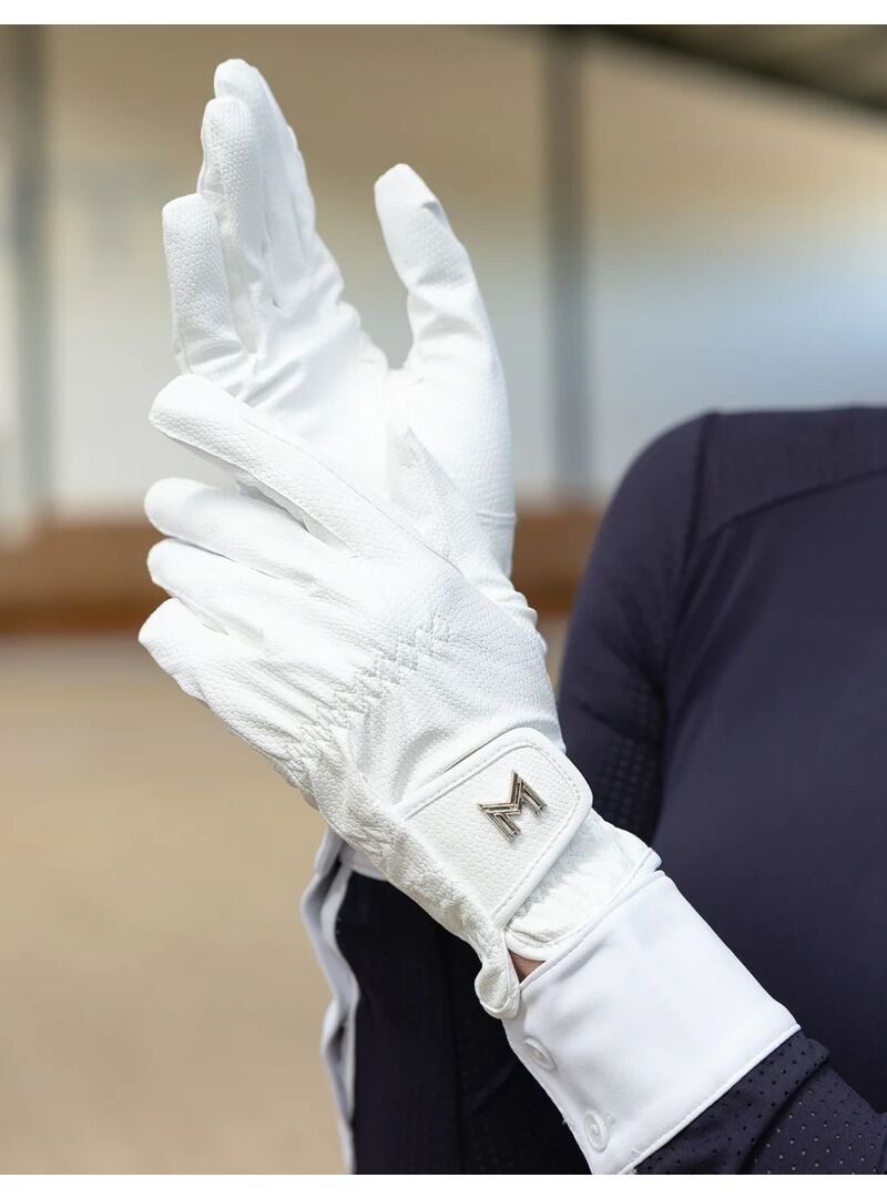 Guantes Emblem Maximilian Blanco