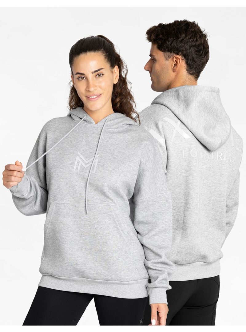 Sudadera con Capucha Icon Unisex Oversized Maximilian Gris