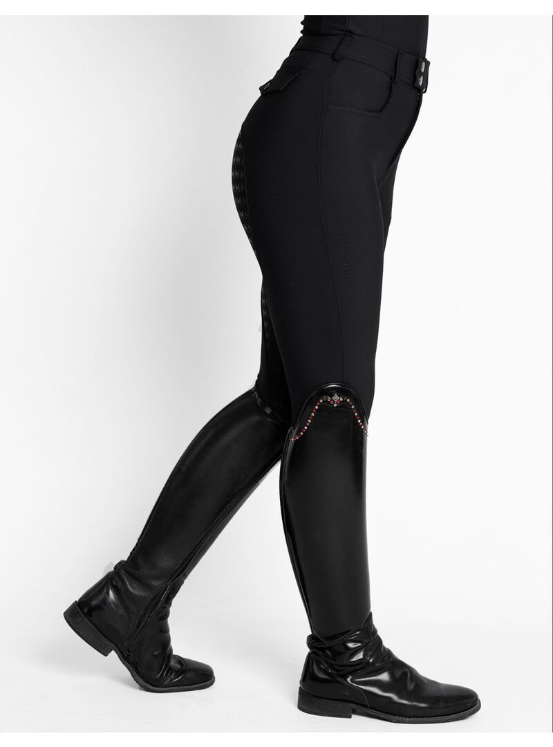 Pantalón Reflection Full Grip Mujer Maximilian Negro