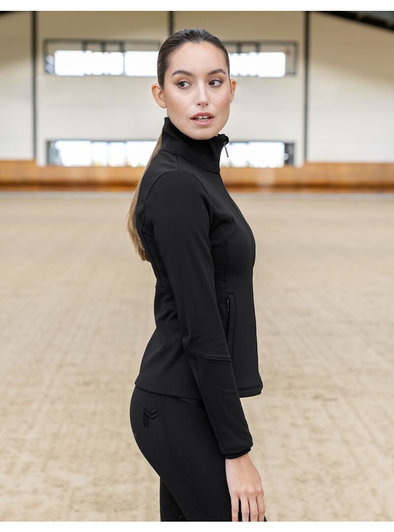 Chaqueta Fleeced Vera Mujer Maximilian Negro