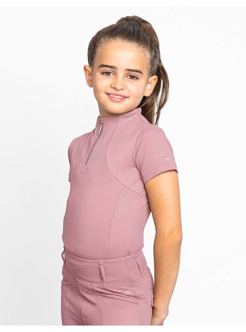 Base Layer Manga Corta Junior Maximilian Rosa Taupe