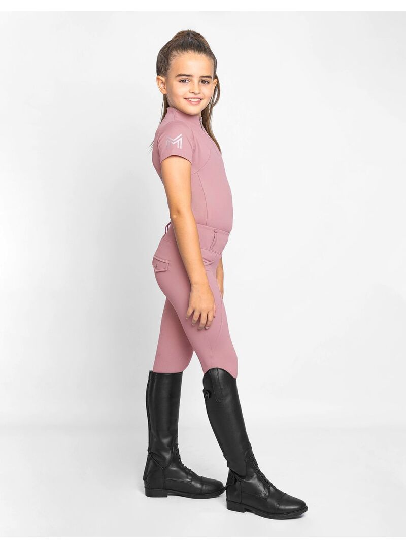 Base Layer Manga Corta Junior Maximilian Rosa Taupe