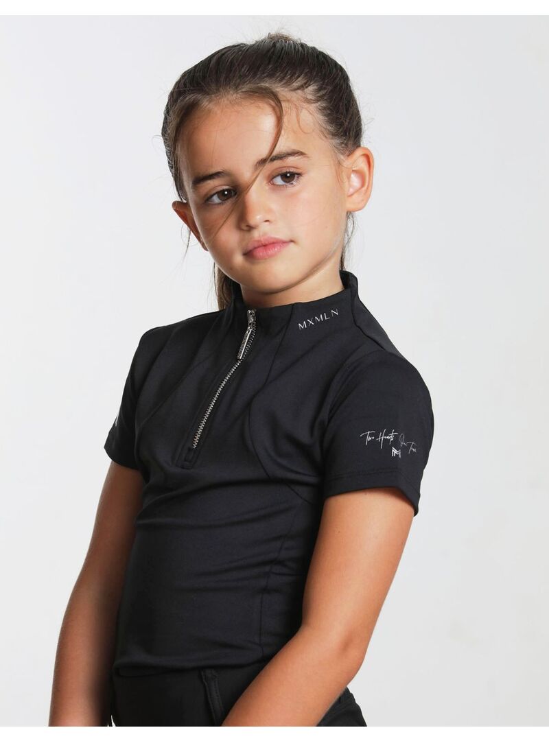 Base Layer Manga Corta Junior Maximilian Negro