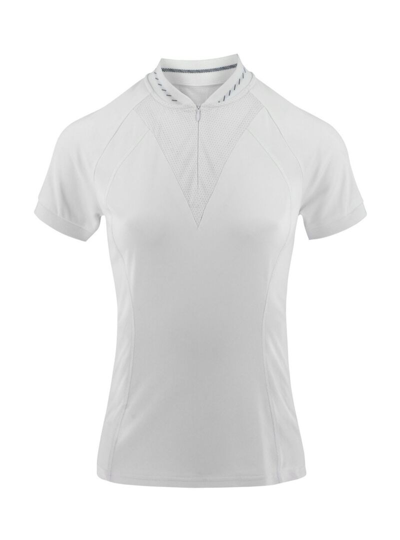 Polo Equithème “Elodia” Mujer Blanco