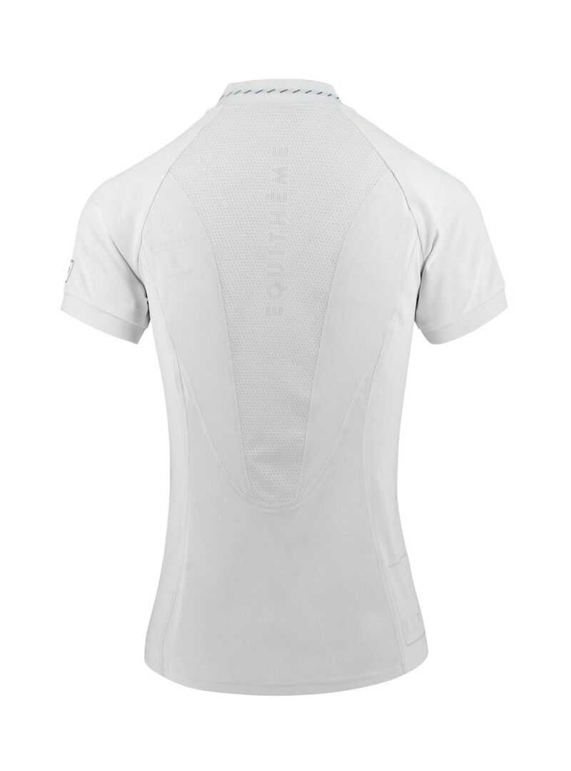 Polo Equithème “Elodia” Mujer Blanco