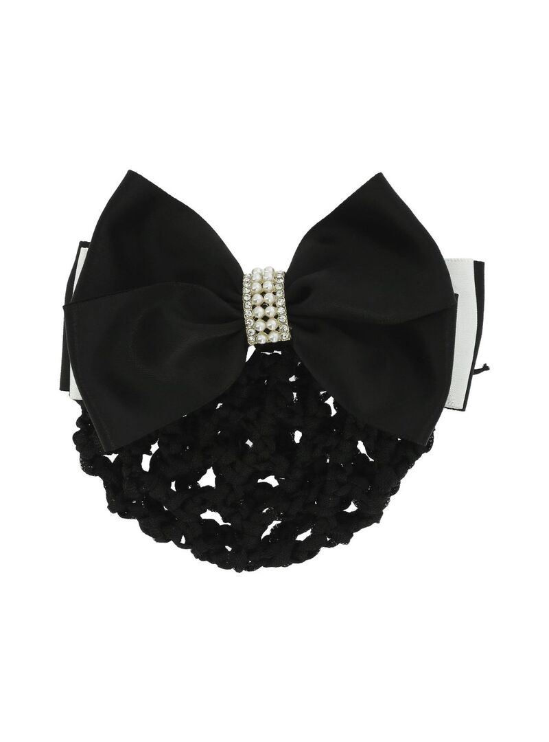 Pinza de Red para el Cabello Equitheme “Perle” Negro/Blanco