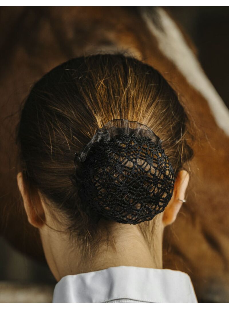 Red para el Cabello Equithème “Floral” Negro