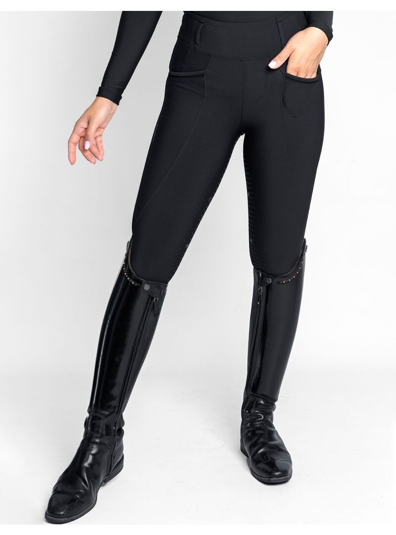 Mallas Pro Riding Knee Grip Mujer Maximilian Negro