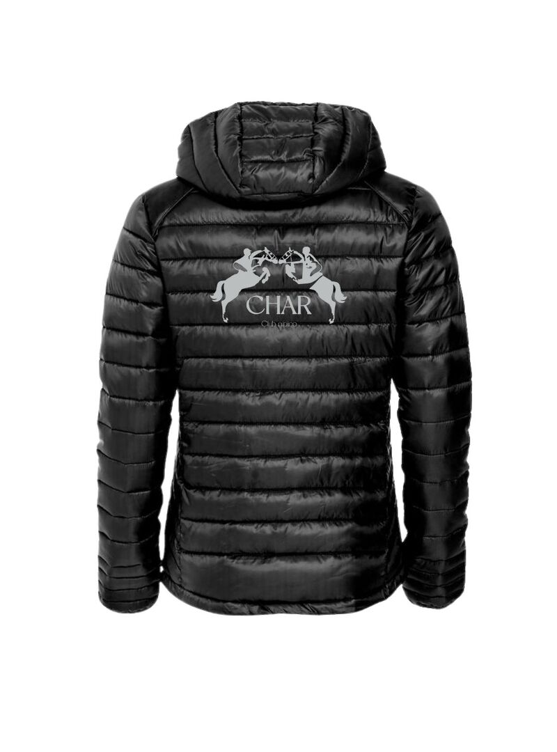 Bomber Plumí­fero Junior CHAR Negro