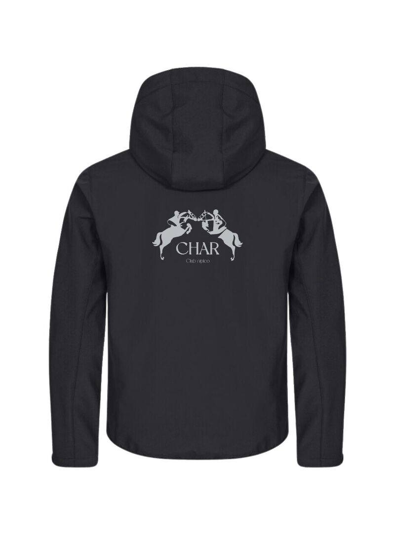 Chaqueta Hombre Softshell CHAR Negro