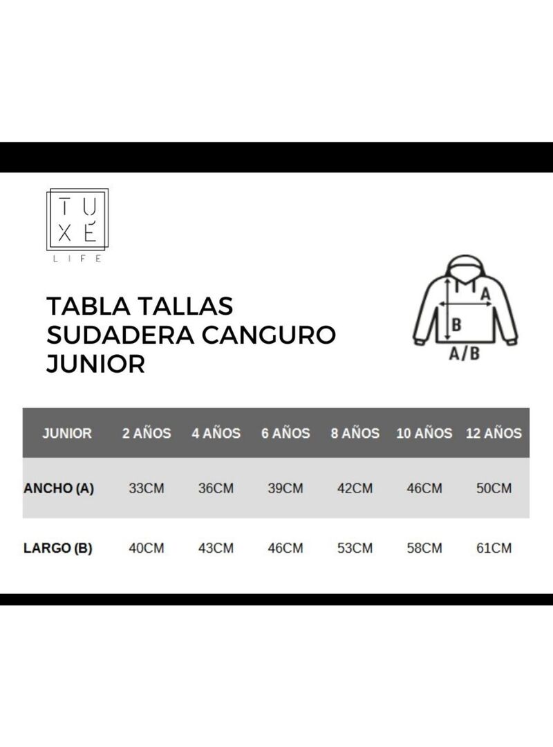 Sudadera con Capucha Junior LUCUS Negro
