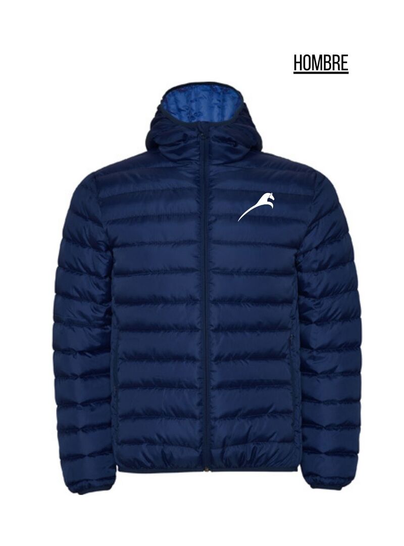 Bomber Plumi­fero Hombre LAURA VIVO Marino