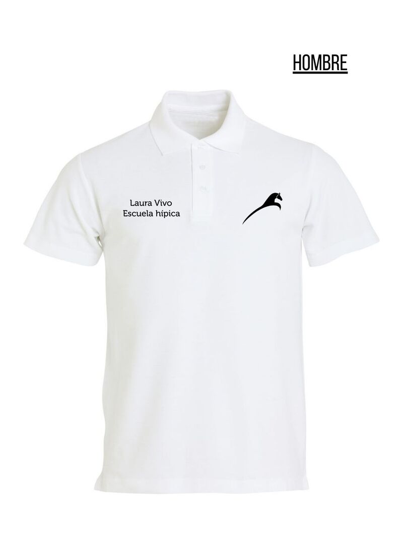 Polo Hombre LAURA VIVO Blanco