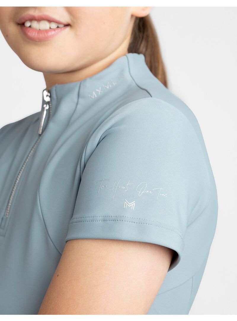 Base Layer Manga Corta Junior Maximilian Aqua