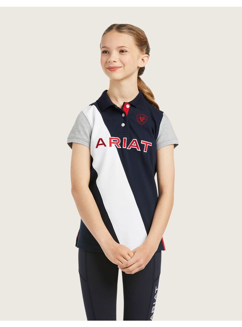 Polo Ariat Taryn Manga Corta Junior Niño/a Team
