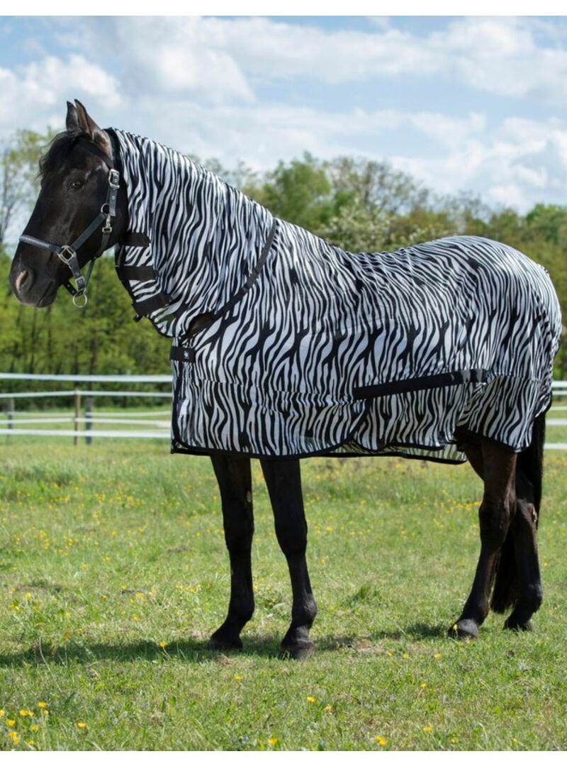 Manta de Red Riding World “Combo” Blanco/Celeste