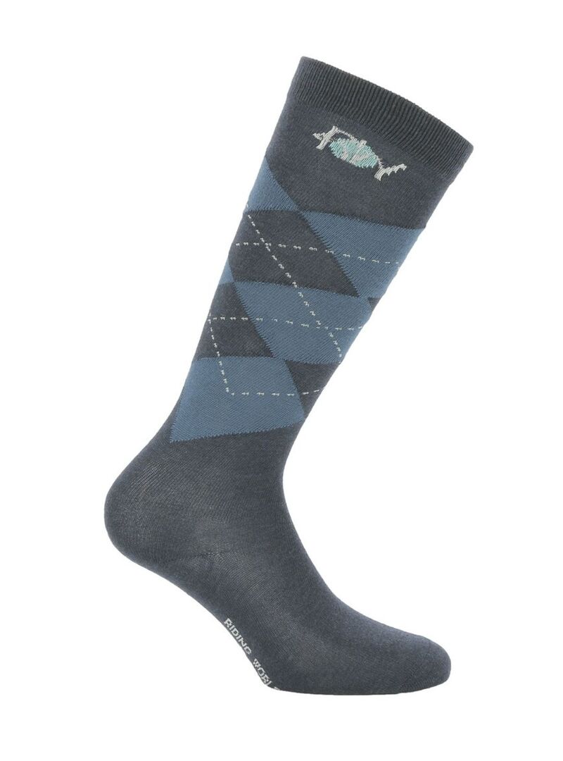 Calcetines Riding World “Losange” Negro