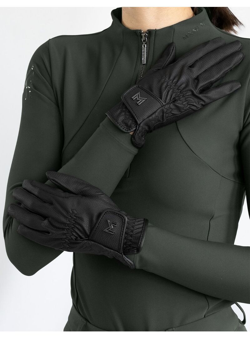 Guantes Emblem Maximilian Negro
