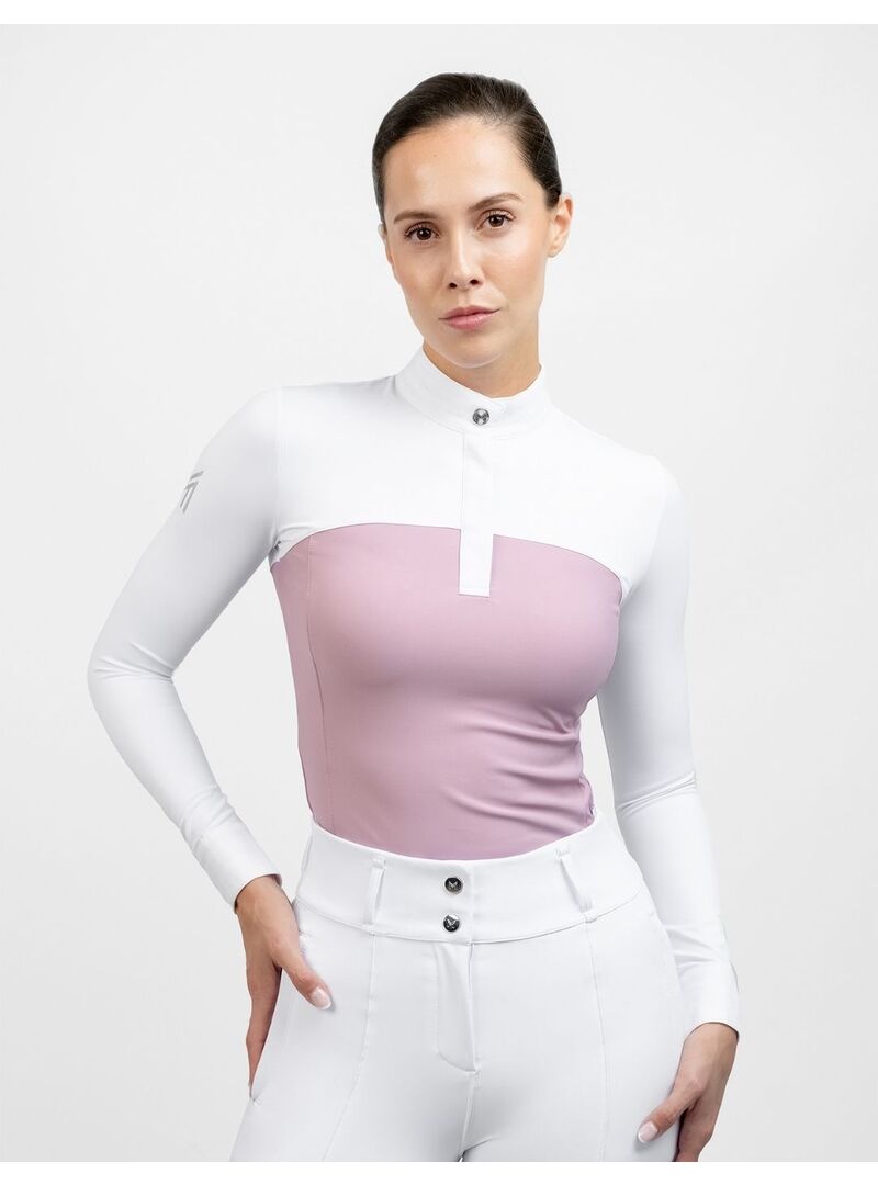 Polo Concurso Manga Larga Era Mujer Maximilian Mauve