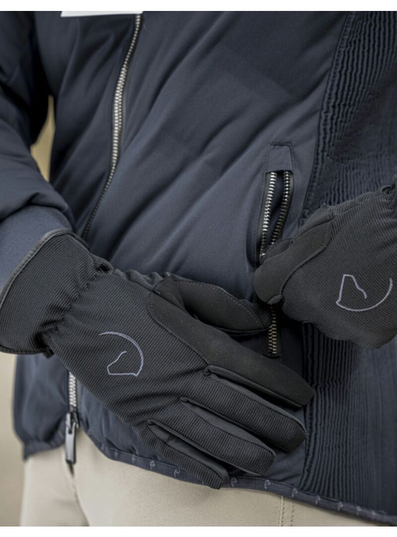 Guantes Equithème “Flocon” Negro