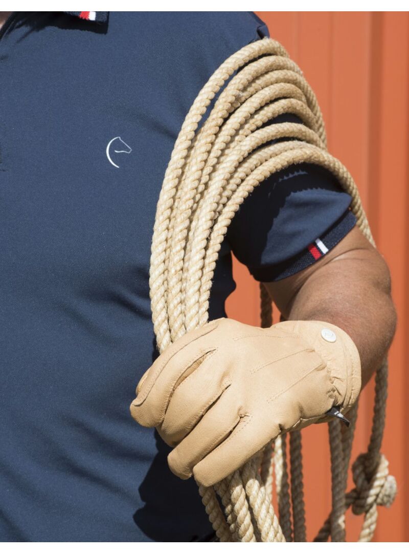 Guantes Equithème “Travail” Beige