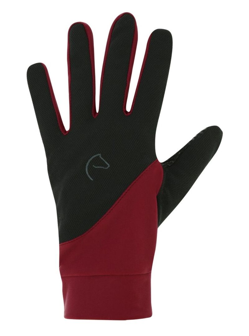 Guantes Equithème “Knit” Digital Negro/Marino