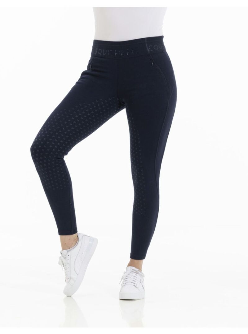 Pull-on Equithème “Pamela” con Culera de Silicona Mujer Negro