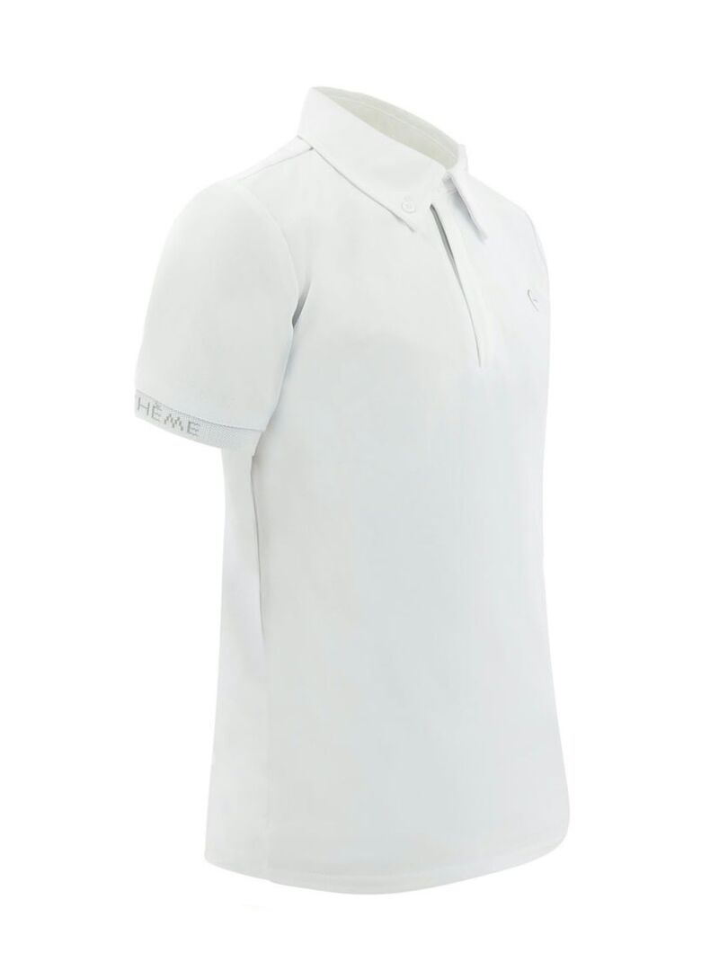Polo Equithème “Wellington” Niño Blanco