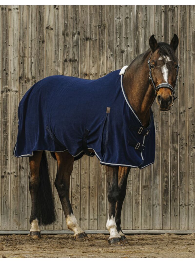 Manta Polar Equithème “Vague” Marino